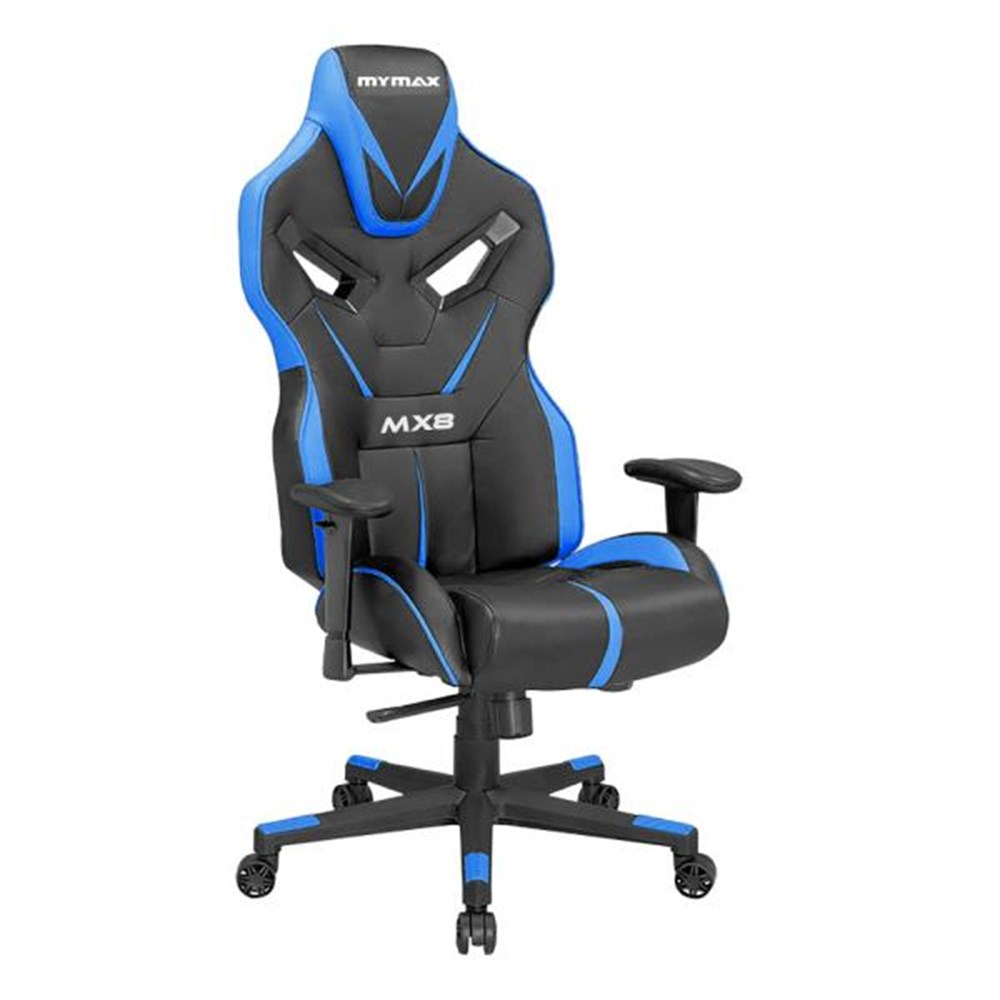 Cadeira Gamer Mx8 Mymax Azul e Preto Mgch-8170Bk-Bl