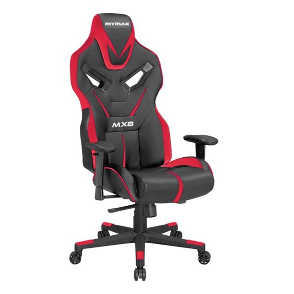 Cadeira Gamer MX8 Mymax Vermelho e Preto Mgch-8170Bk-Rd